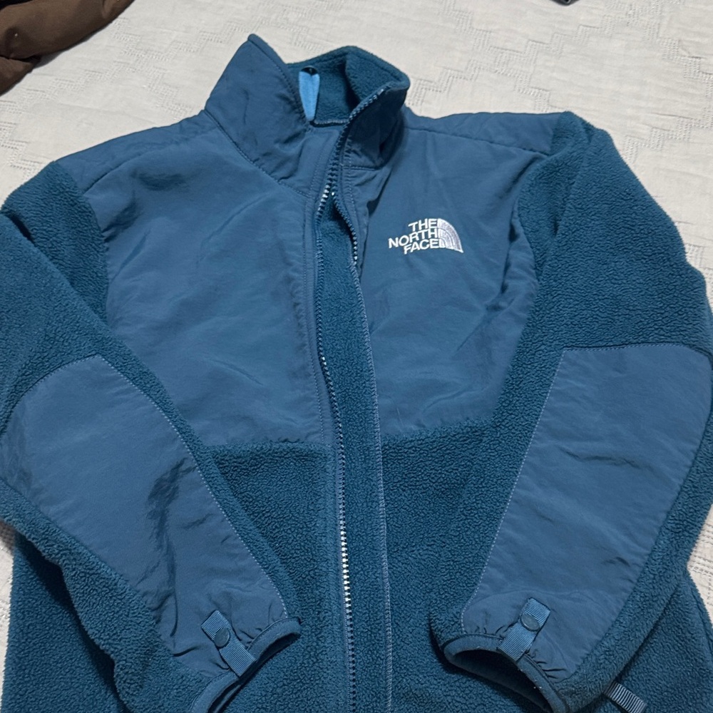 The North Face Teal Full-Zip Fleece Jacket